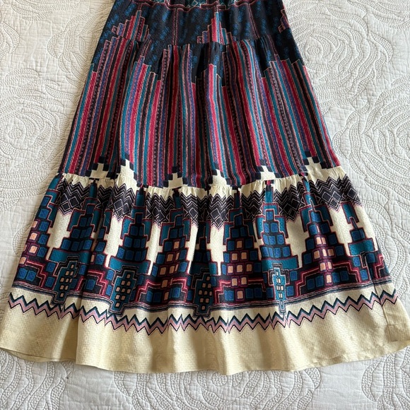 ba&sh - Mandie Midi Dress - Blue Multi - Picture 5 of 16